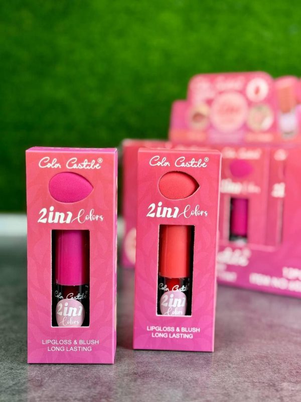 Color Castle 2 In 1 Makeup Deal, Pack Of 2 | Color Castle Lipsticks Pack