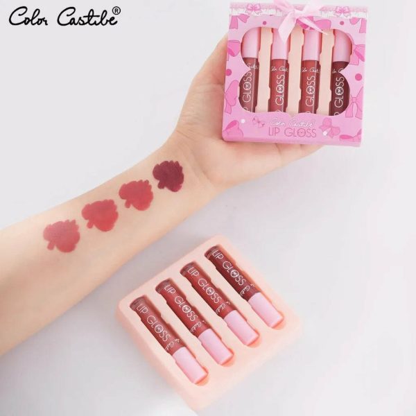 Color Castle [4pcs] Matte Lip Gloss Set | Color Castle Lipsticks Pack
