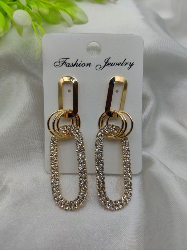 Imported Sparkling Statement Earrings – Luxury Rhinestone Drops For Every Occasion | Earring For Girls & Women
